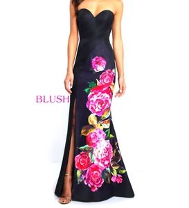 Black strapless size 16